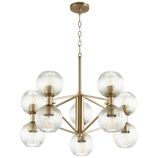 Cyan Design Helios Chandelier - in Aged Brass - Small 10962