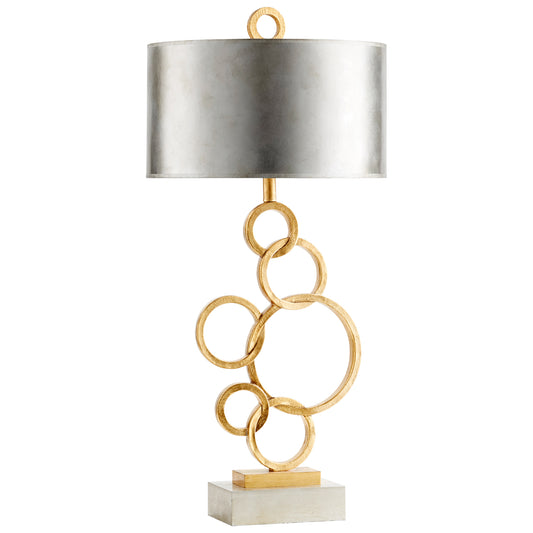 Cyan Design Cercles Table Lamp in Silver And Gold 10984