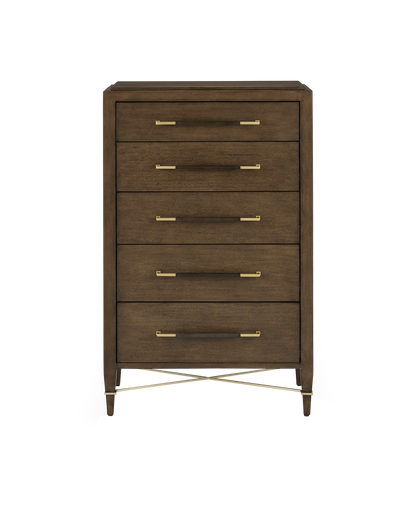 Currey & Co. Verona Chanterelle Five-Drawer Chest 3000-0249