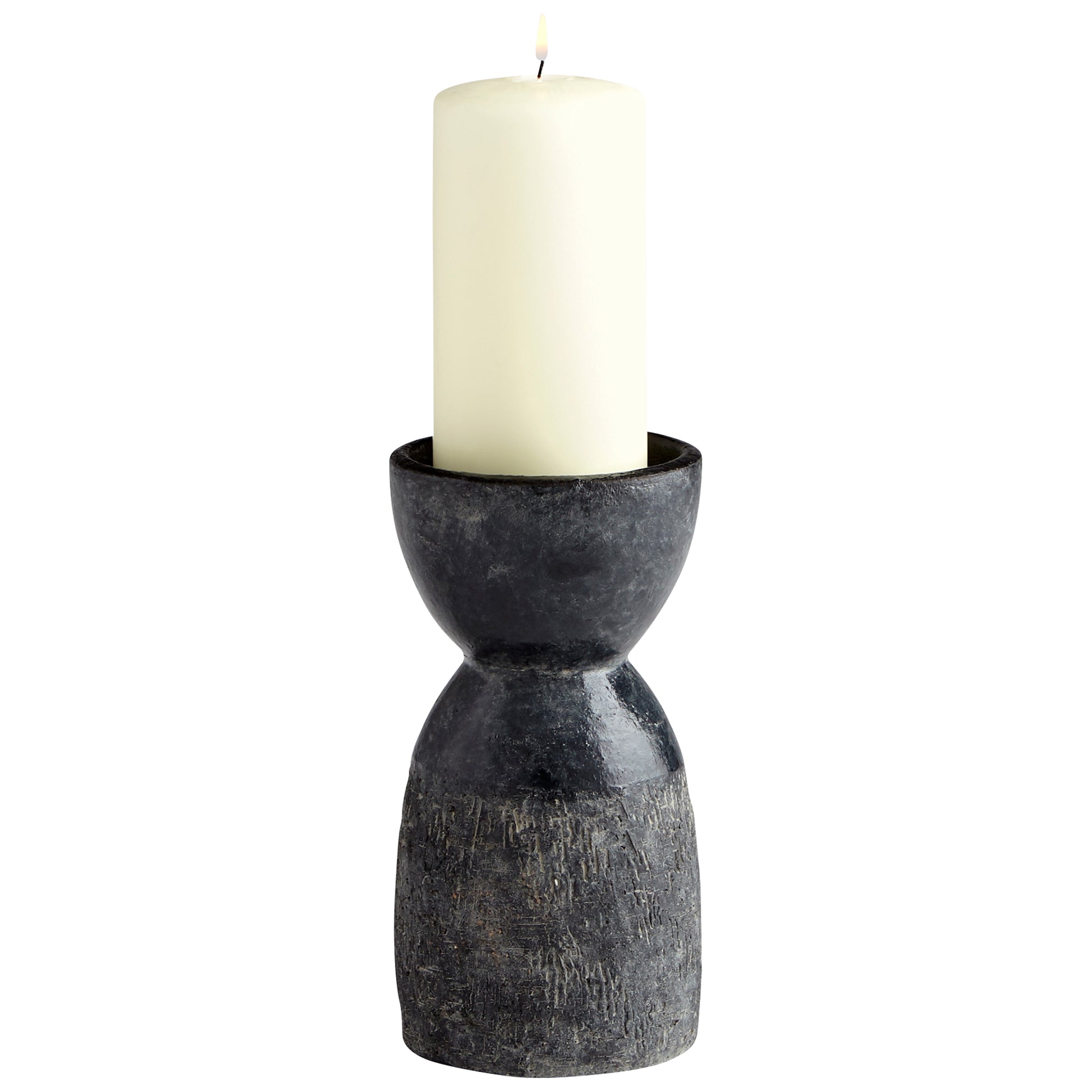 Cyan Design Escalante Candleholder in Black - Large 11016