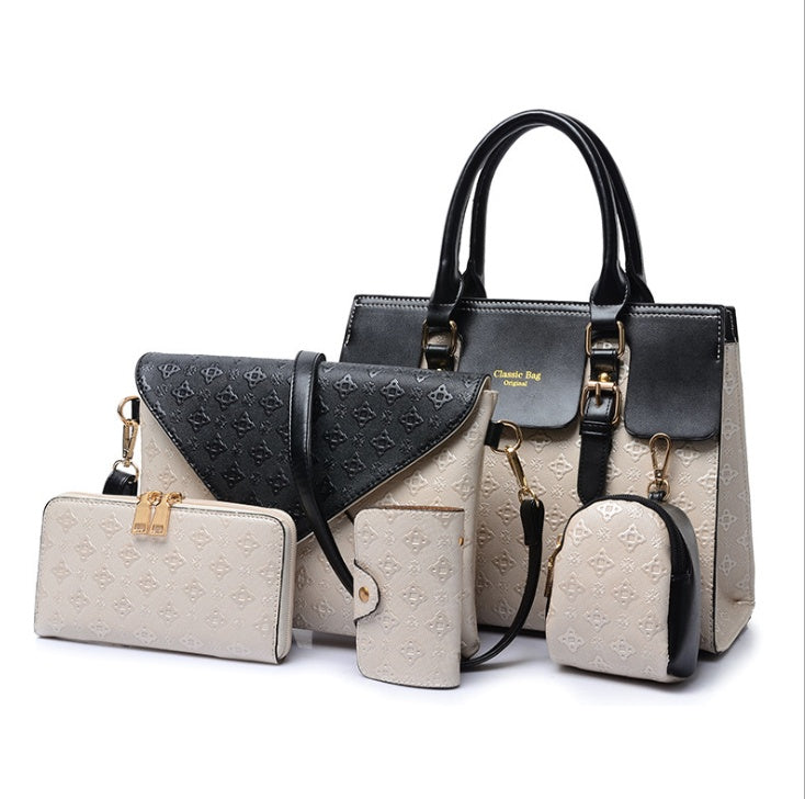 Dahlia Classic Bag Luxury Leather Handbags Set in 4 Colors