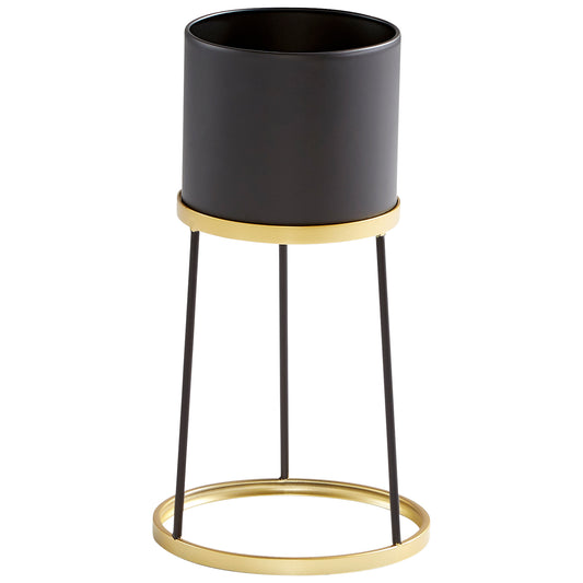 Cyan Design Liza Planter in Gold And Black - Small 11038