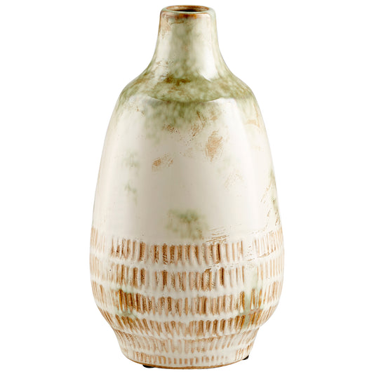 Cyan Design Yukon Vase in Olive Pearl Glaze - Large 11050