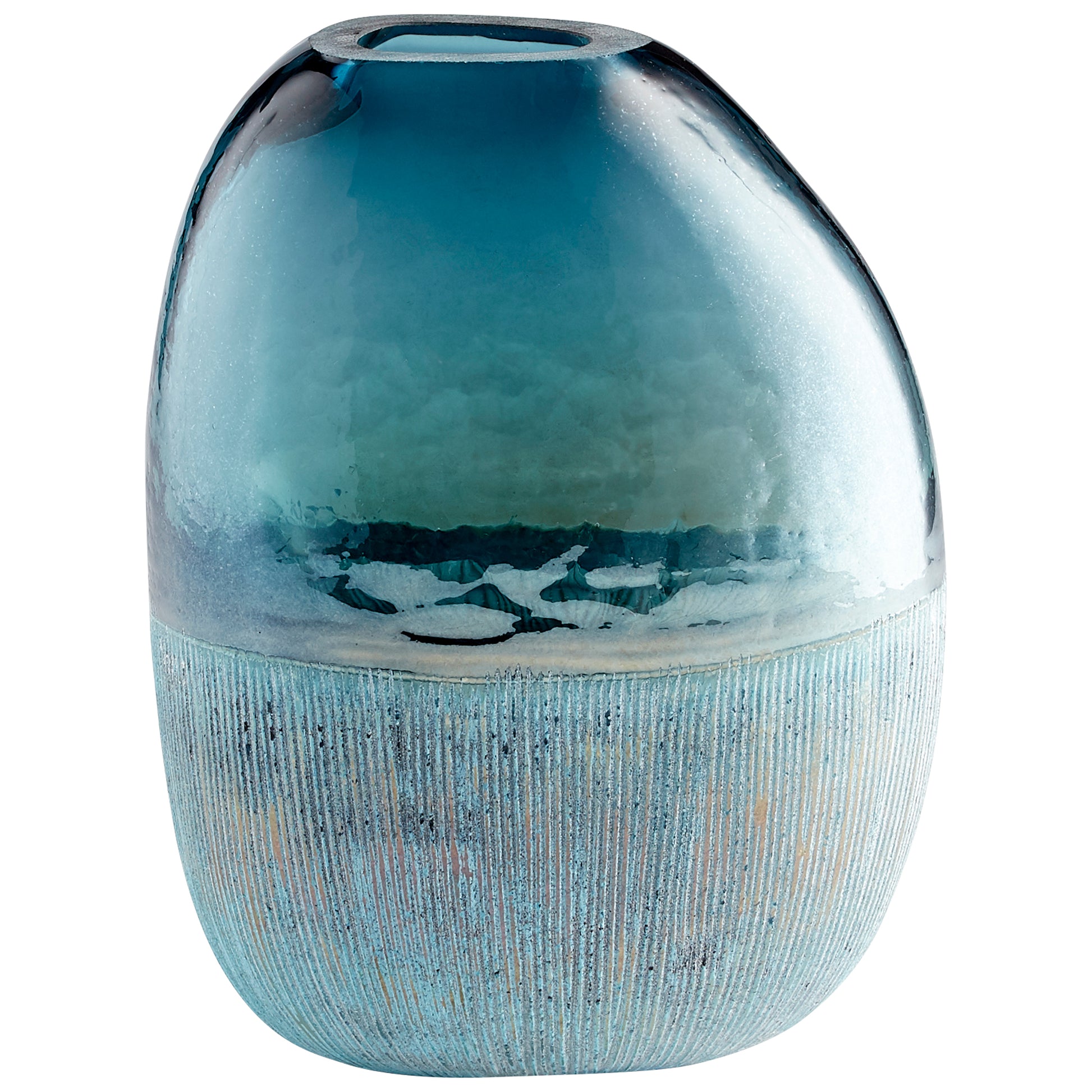 Cyan Design Cape Caspian Vase in Blue - Large 11073