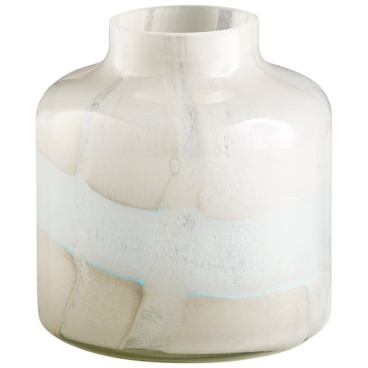 Cyan Design Lucerne Vase in Tan And Aqua - Small 11077