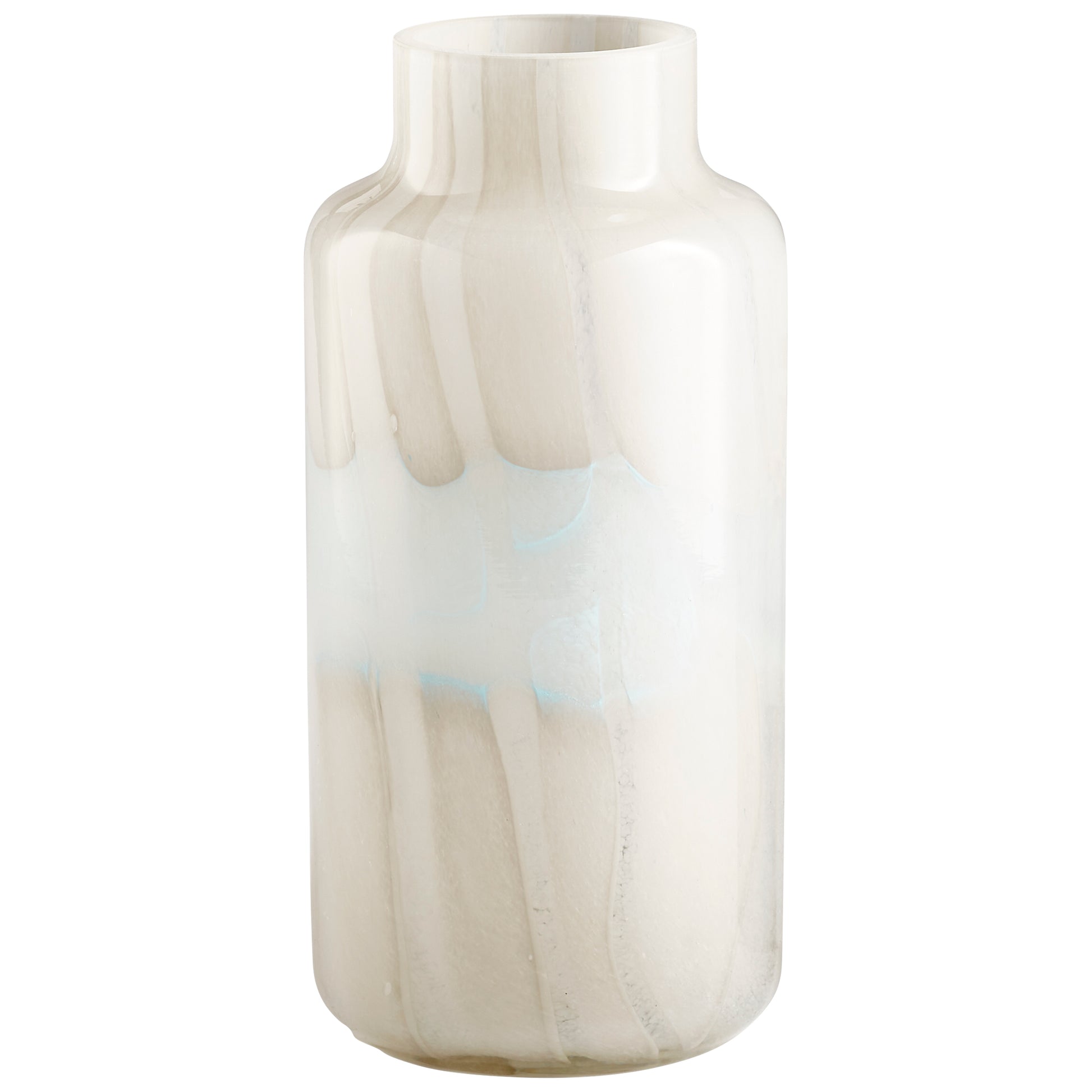 Cyan Design Lucerne Vase in Tan And Aqua - Large 11078