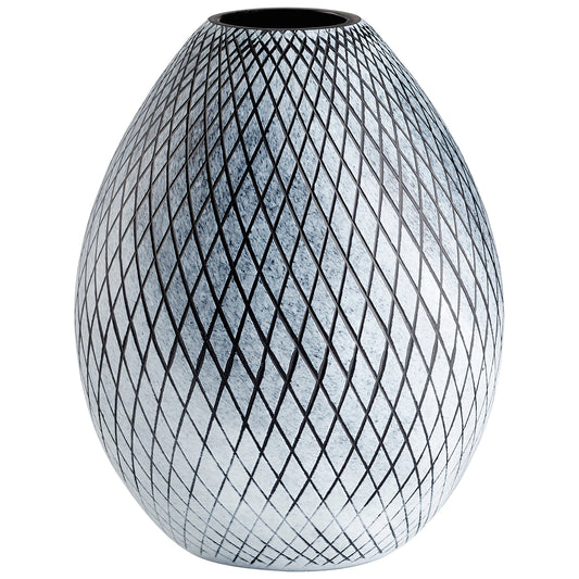 Cyan Design Bozeman Vase in Frosted Grey - Large 11095