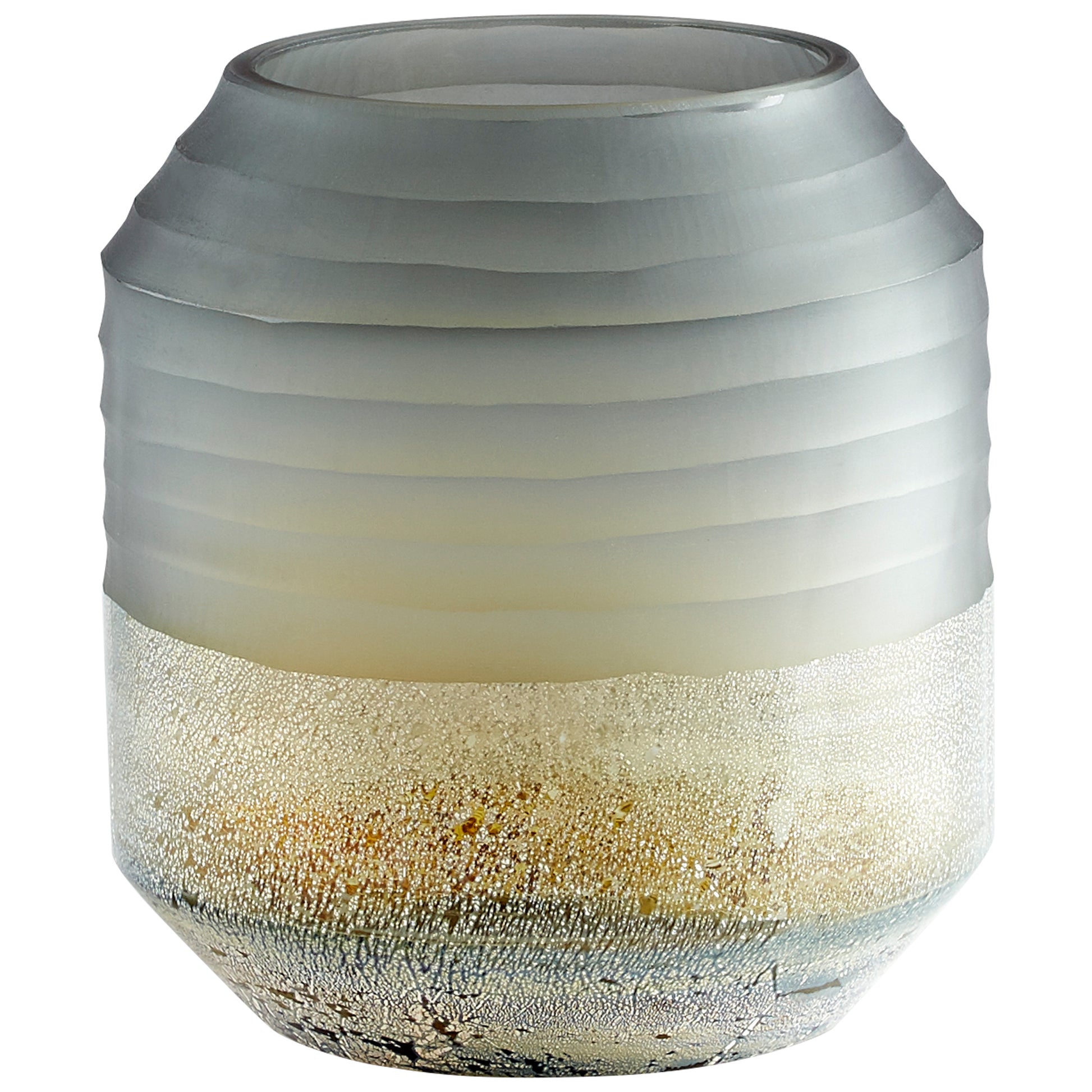 Cyan Design Alchemy Vase in Grey And Guilded Silver - Small 11102