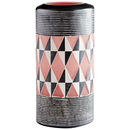 Cyan Design Mesa Vase in Black And White - Medium 11106