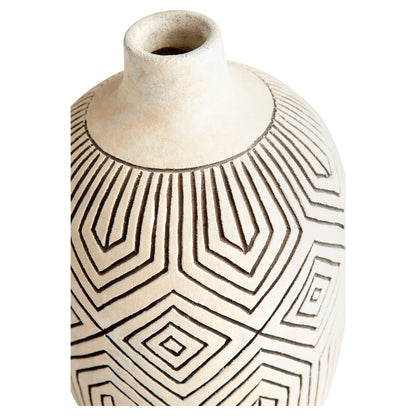 Cyan Design Light Labyrinth Vase in White - Small 11122