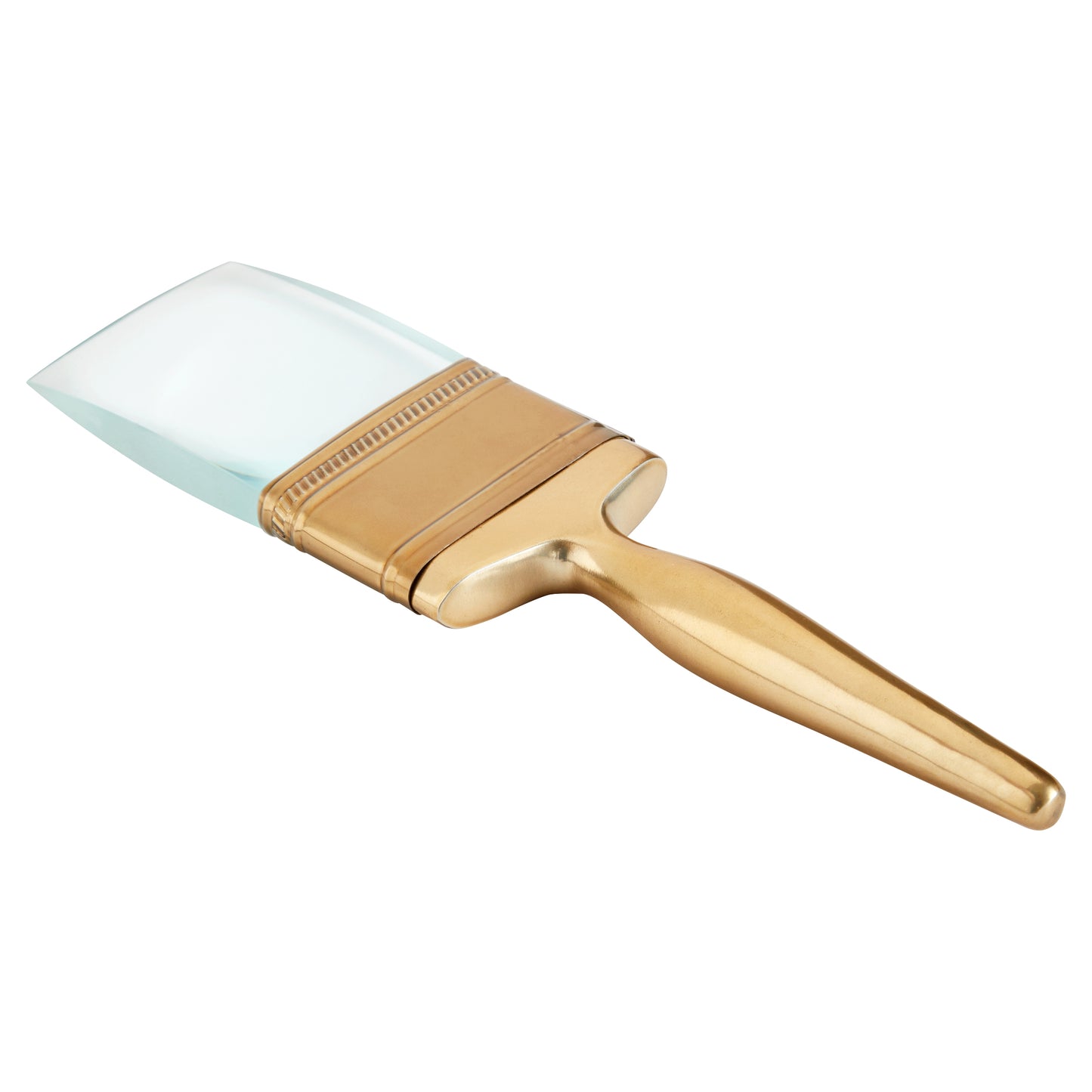 Cyan Design Brush Sculpture in Gold 11168