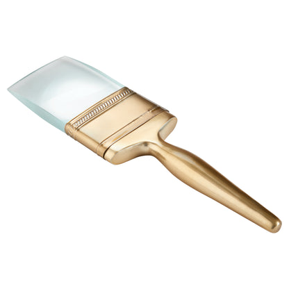 Cyan Design Brush Sculpture in Gold 11168