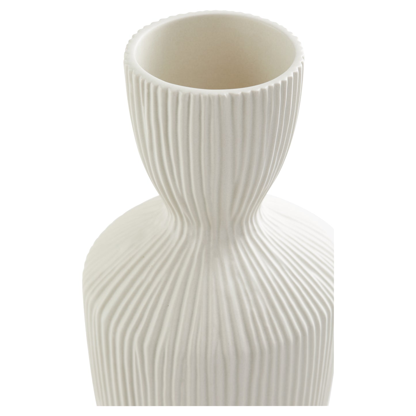 Cyan Design Bravo Vase in White - Small 11208