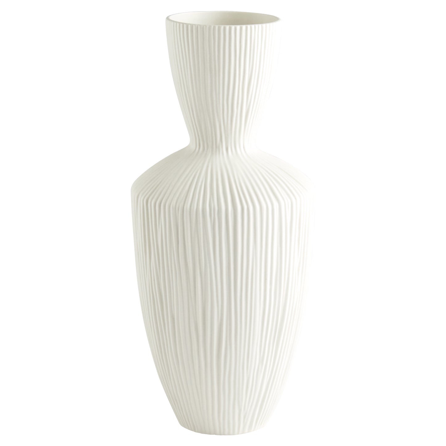 Cyan Design Bravo Vase in White - Large 11209