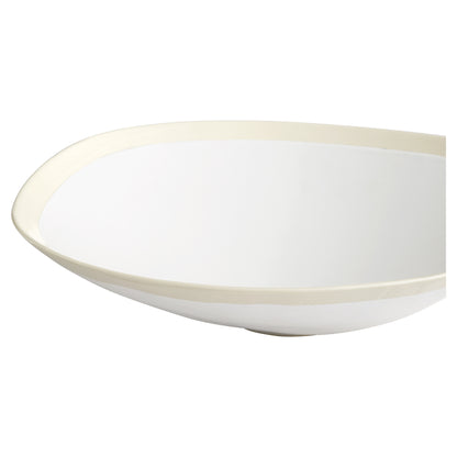 Cyan Design Laura Bowl in White - Large 11213