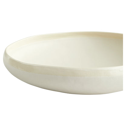 Cyan Design Elon Bowl in White - Large 11216