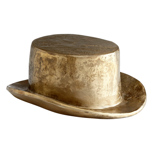 Cyan Design Hat Token in Aged Brass 11233