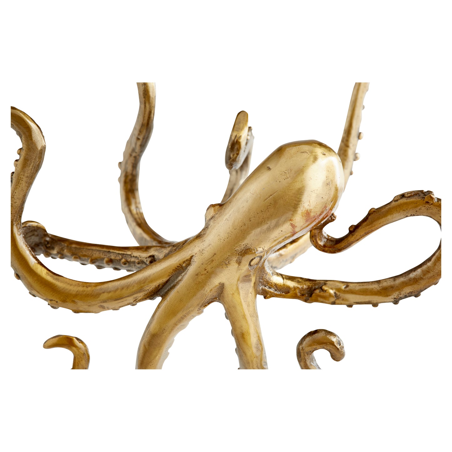 Cyan Design Octopus Shelf Decor in Aged Brass 11239