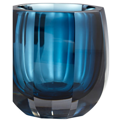 Cyan Design Azure Oppulence Vase in Blue & Clear - Large 11254