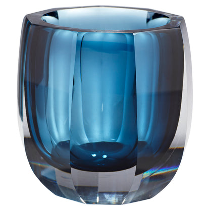 Cyan Design Azure Oppulence Vase in Blue & Clear - Large 11254