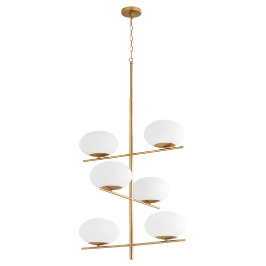 Cyan Design Pod Chandelier in Aged Brass - Large 11272