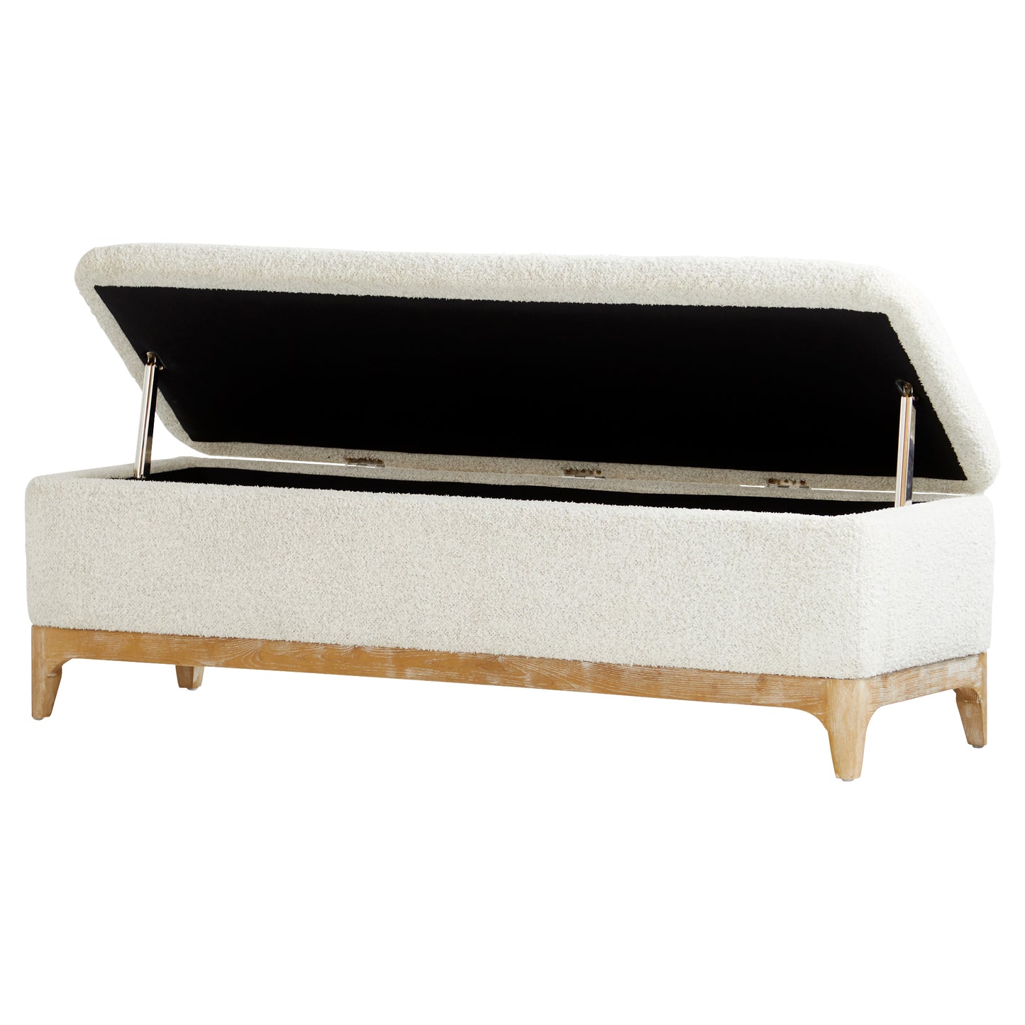 Cyan Design Diascia Bench in White - Cream 11380