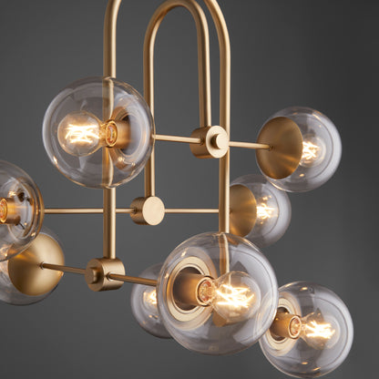 Cyan Design Drea Pendant in Aged Brass 11387