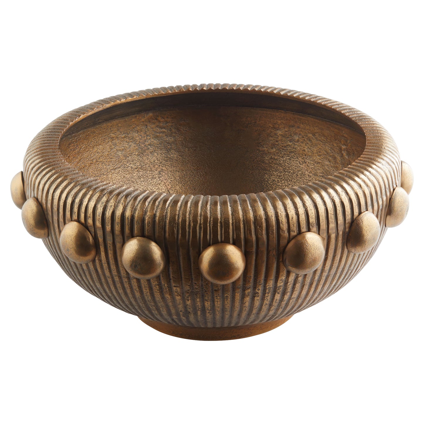 Cyan Design Batten Bowl in Ant Brass   11697