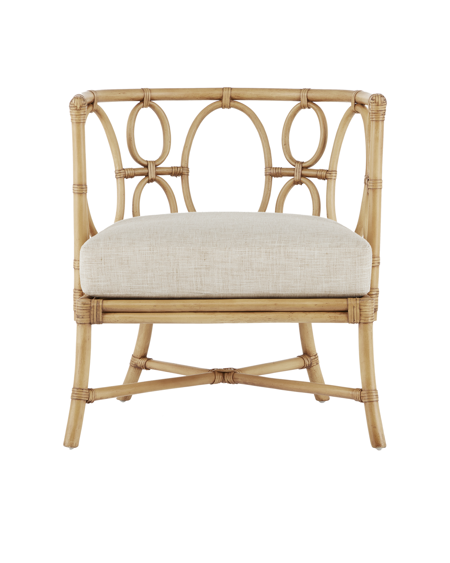 Currey & Co. Tegal Natural Chair, Finn Natural 7000-0582