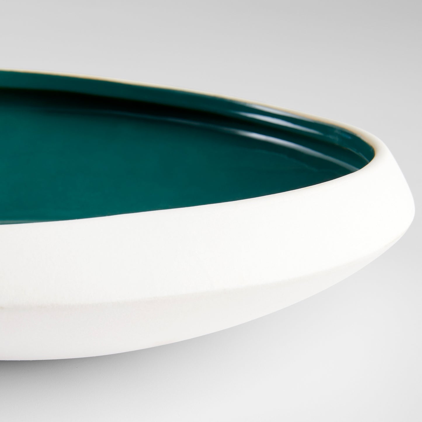 Cyan Design Tricolore BowlinGrninTextured Matte White -M 11880