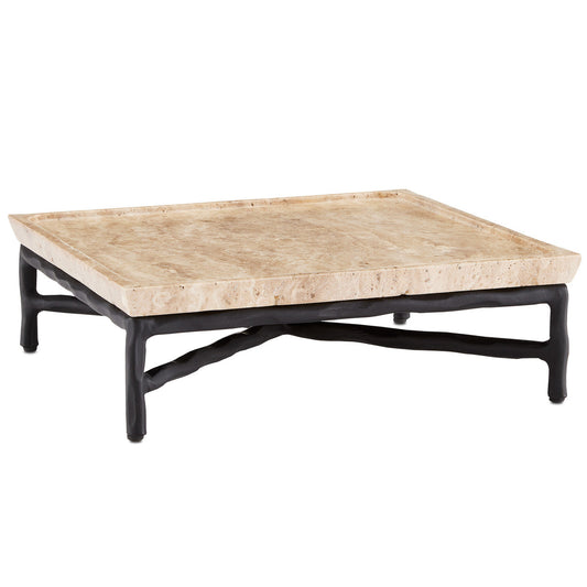 Currey & Co. Boyles Travertine Small Tray 1200-0593