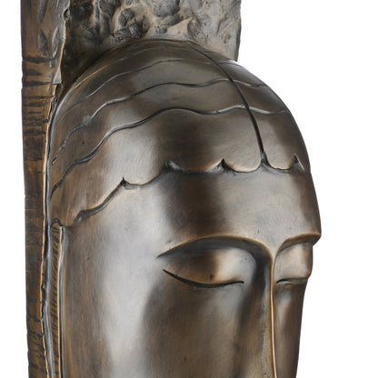 Currey & Co. Art Deco Head Bronze 1200-0598