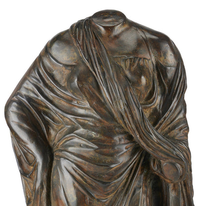 Currey & Co. Greek Female Torso Bronze 1200-0599