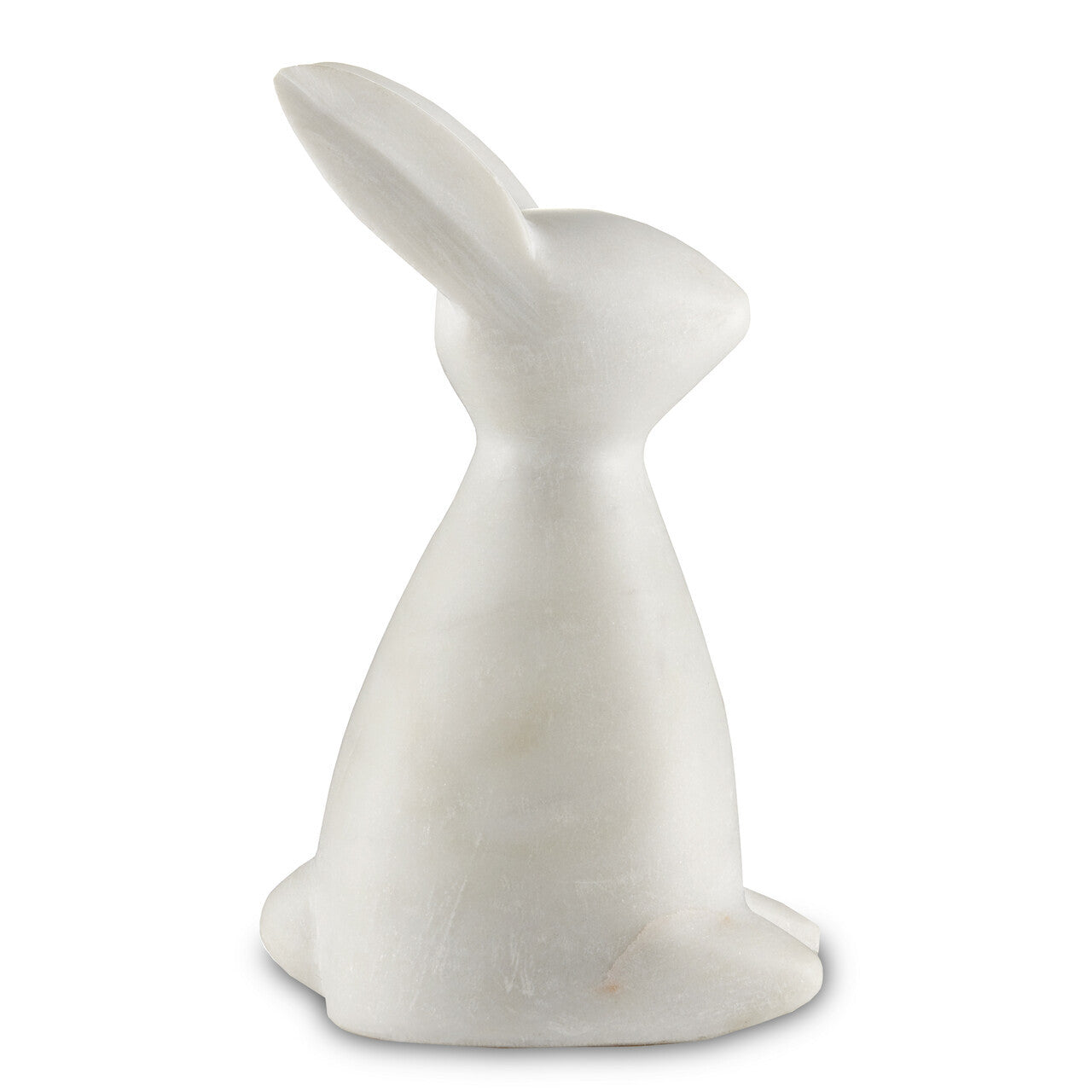 Currey & Co. White Marble Rabbit 1200-0654