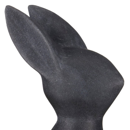 Currey & Co. Black Marble Rabbit 1200-0655