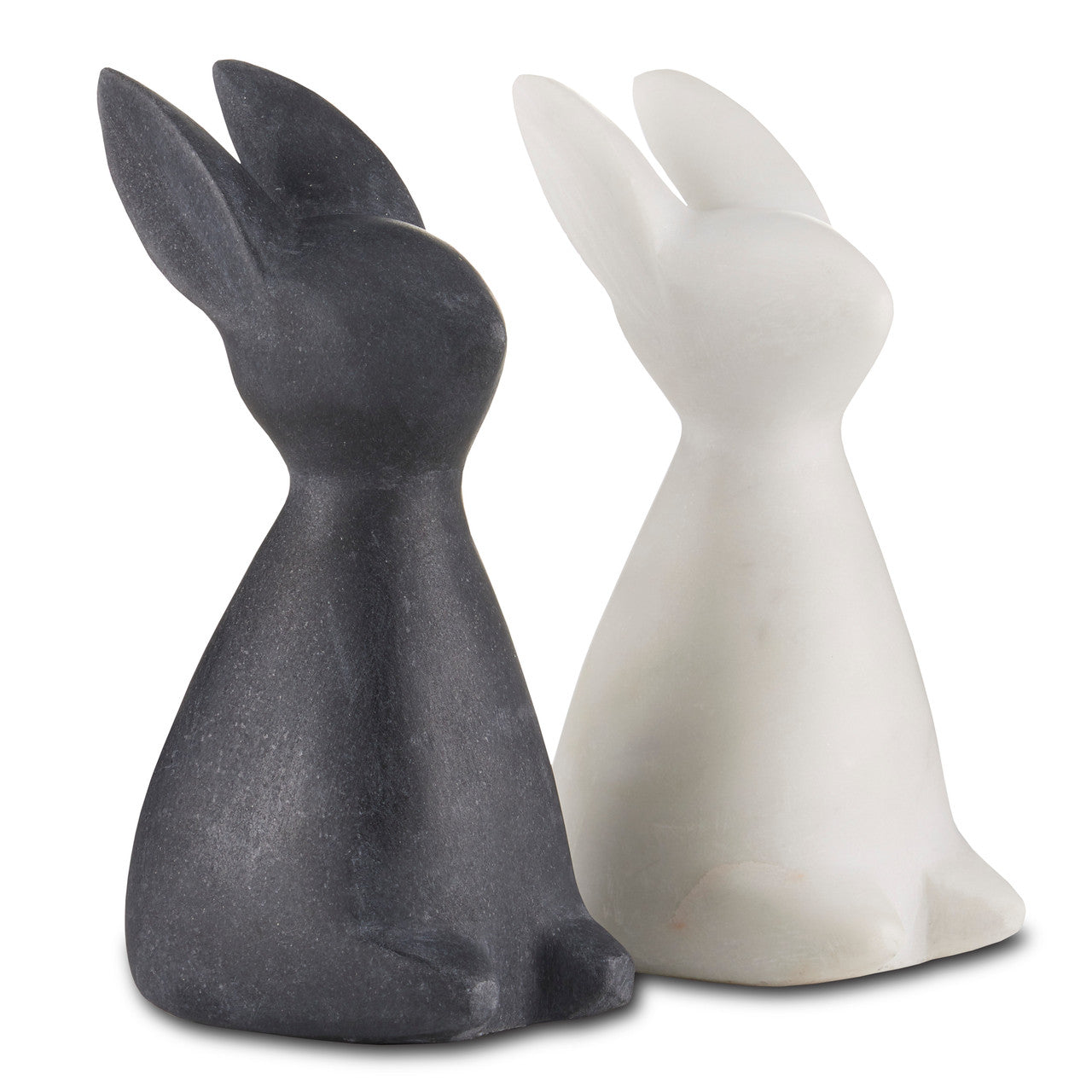 Currey & Co. Black Marble Rabbit 1200-0655