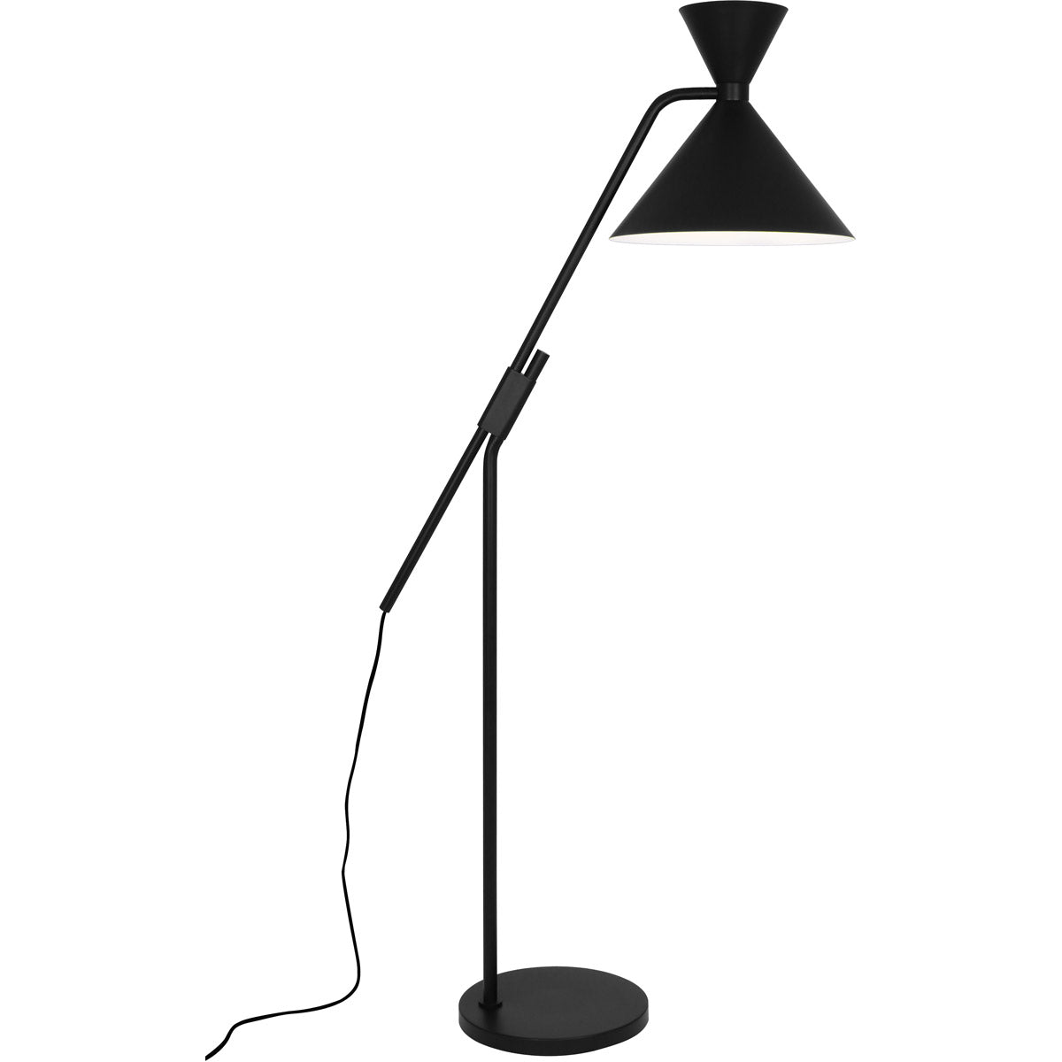 Robert Abbey  Cinch Floor Lamp in Matte Black Painted Finish 1250