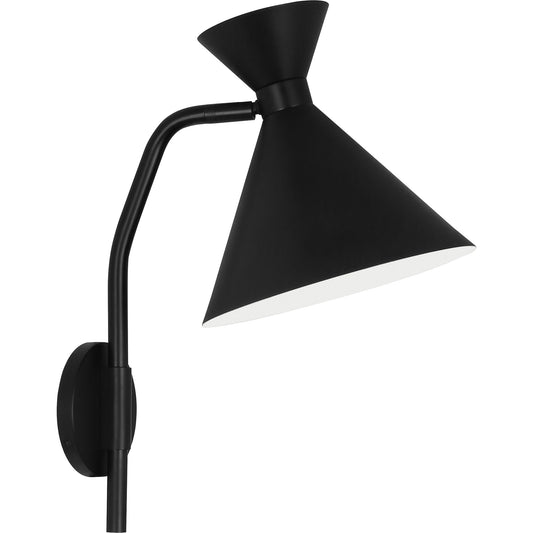 Robert Abbey Cinch Wall Sconce in Matte Black 1253