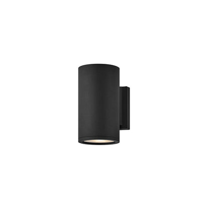 Hinkley Lighting Silo Small Down Light Wall Mount Lantern Black LED Bulb(s) Included 13590BK-LL