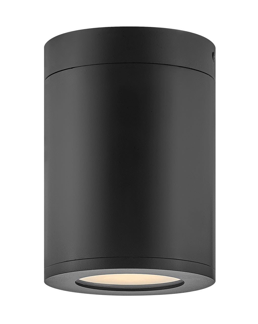 Hinkley Lighting Silo Small Flush Mount Black LED Bulb(s) Included 13592BK-LL