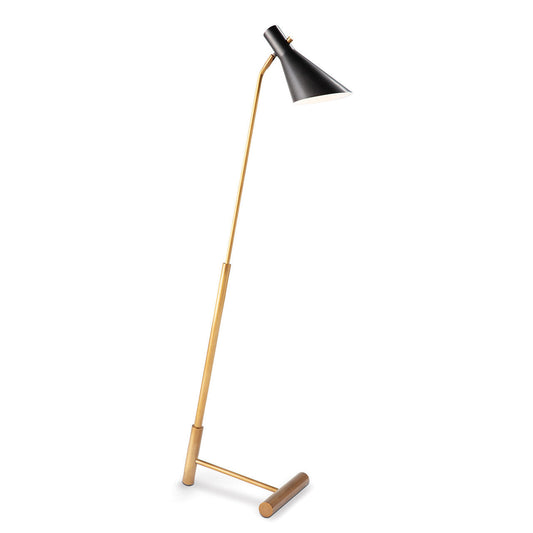 Regina Andrew Spyder Floor Lamp in Black 14-1060BBNB