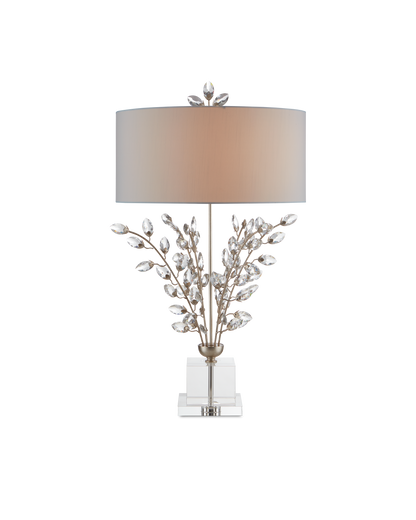 Currey & Co. Forget-Me-Not Silver Table Lamp 6000-0727