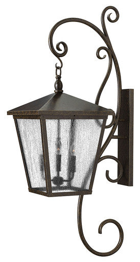 Hinkley Lighting Trellis Extra Large Wall Mount Lantern with Scroll Regency Bronze LED Bulb(s) Included 1439RB-LL