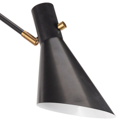 Regina Andrew Spyder Single Arm Sconce in Black 15-1182BBNB