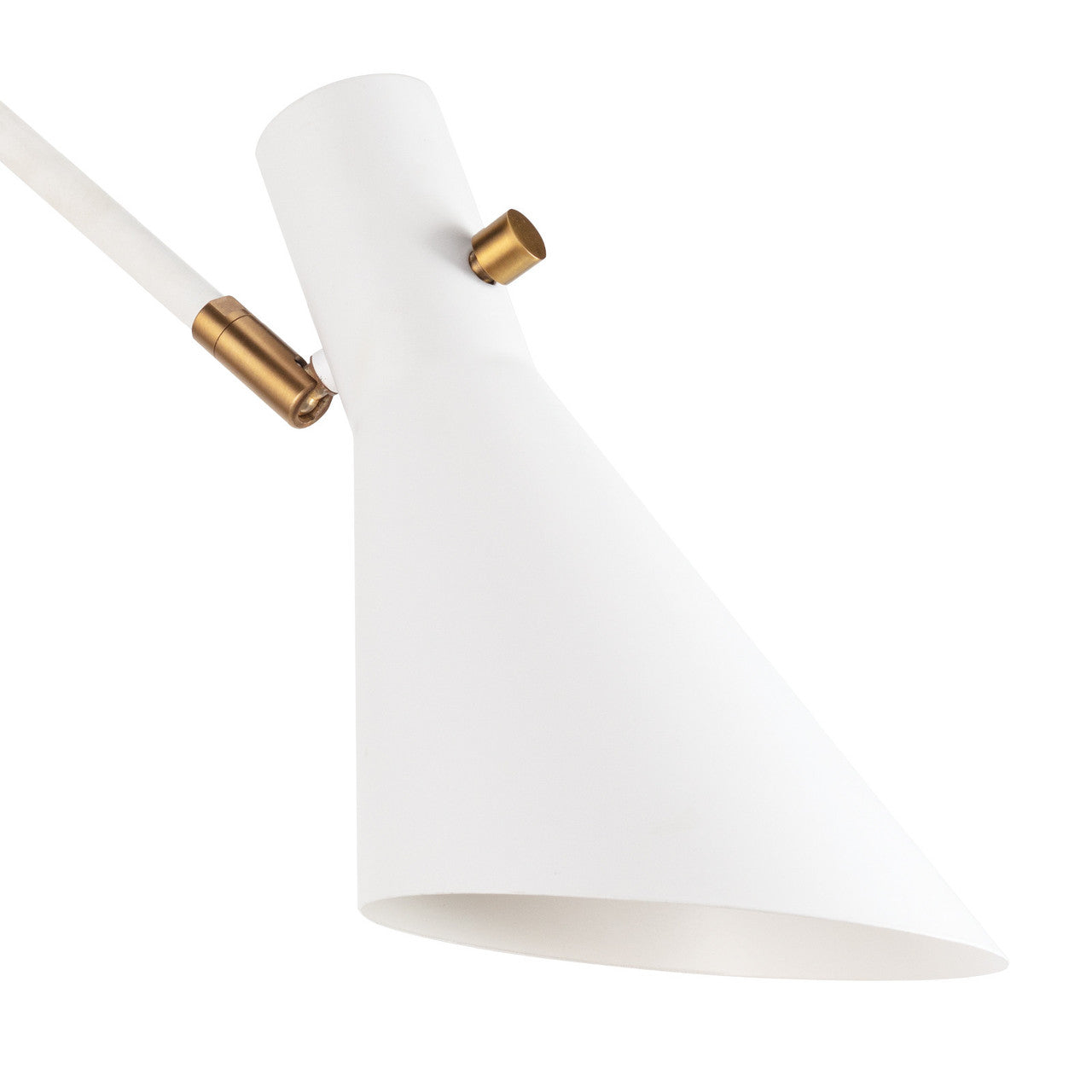 Regina Andrew Spyder Single Arm Sconce in White 15-1182WTNB