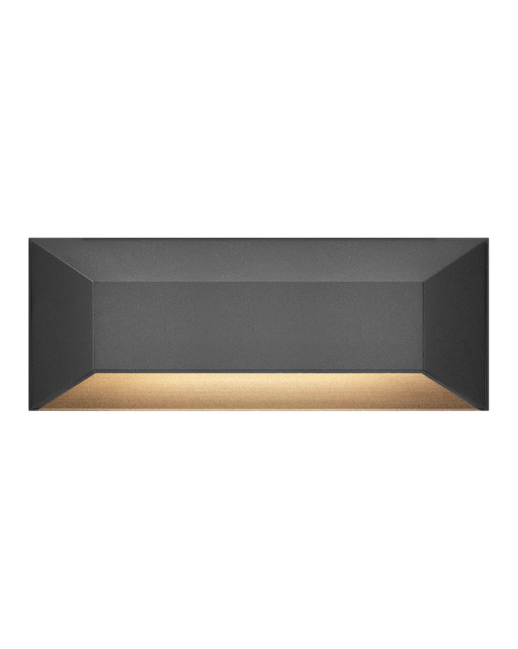 Hinkley Lighting Nuvi Deck Sconce Nuvi Large Rectangular Deck Sconce in Black 15228BK