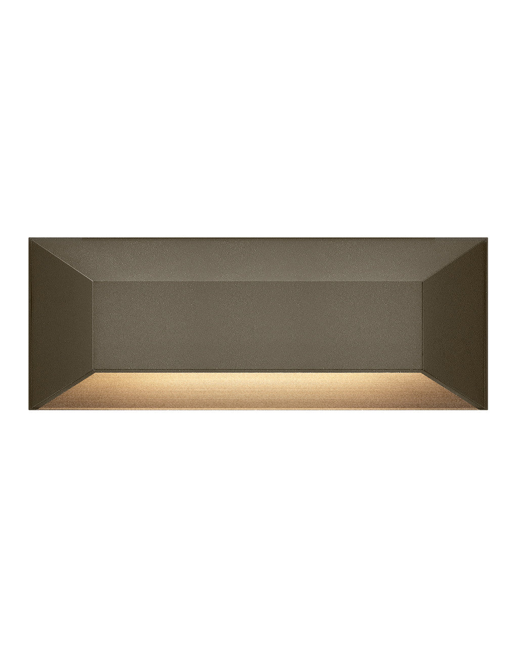 Hinkley Lighting Nuvi Deck Sconce Nuvi Large Rectangular Deck Sconce in Bronze 15228BZ