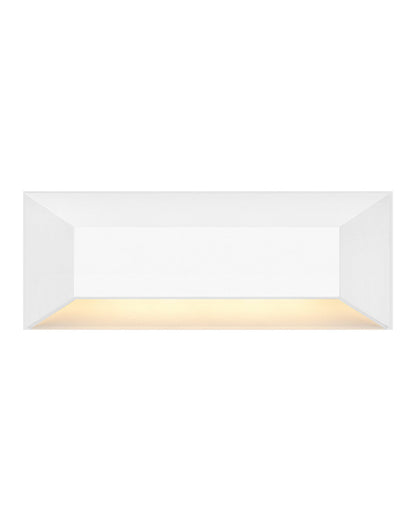 Hinkley Lighting Nuvi Deck Sconce Nuvi Large Rectangular Deck Sconce in Matte White 15228MW