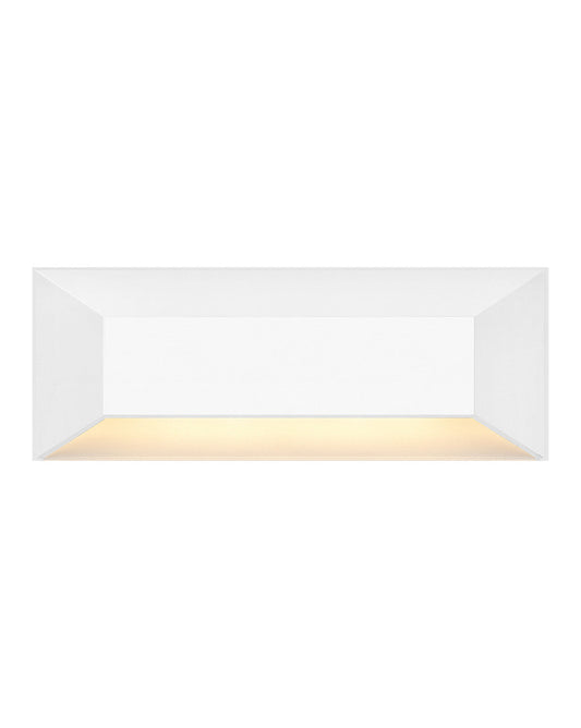 Hinkley Lighting Nuvi Deck Sconce Nuvi Large Rectangular Deck Sconce in Matte White 15228MW