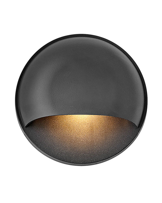 Hinkley Lighting Nuvi Deck Sconce Nuvi Round Deck Sconce Black 15232BK